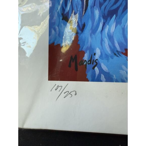 Yorkie Artisan Print 8x 10 Numbered Signed Art Print 100/250 Colorful Whimsy - Picture 4 of 9